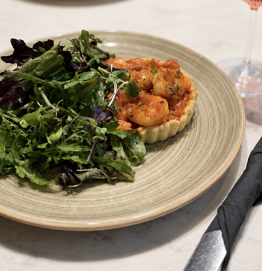 Shortcrust Tart with Shrimp