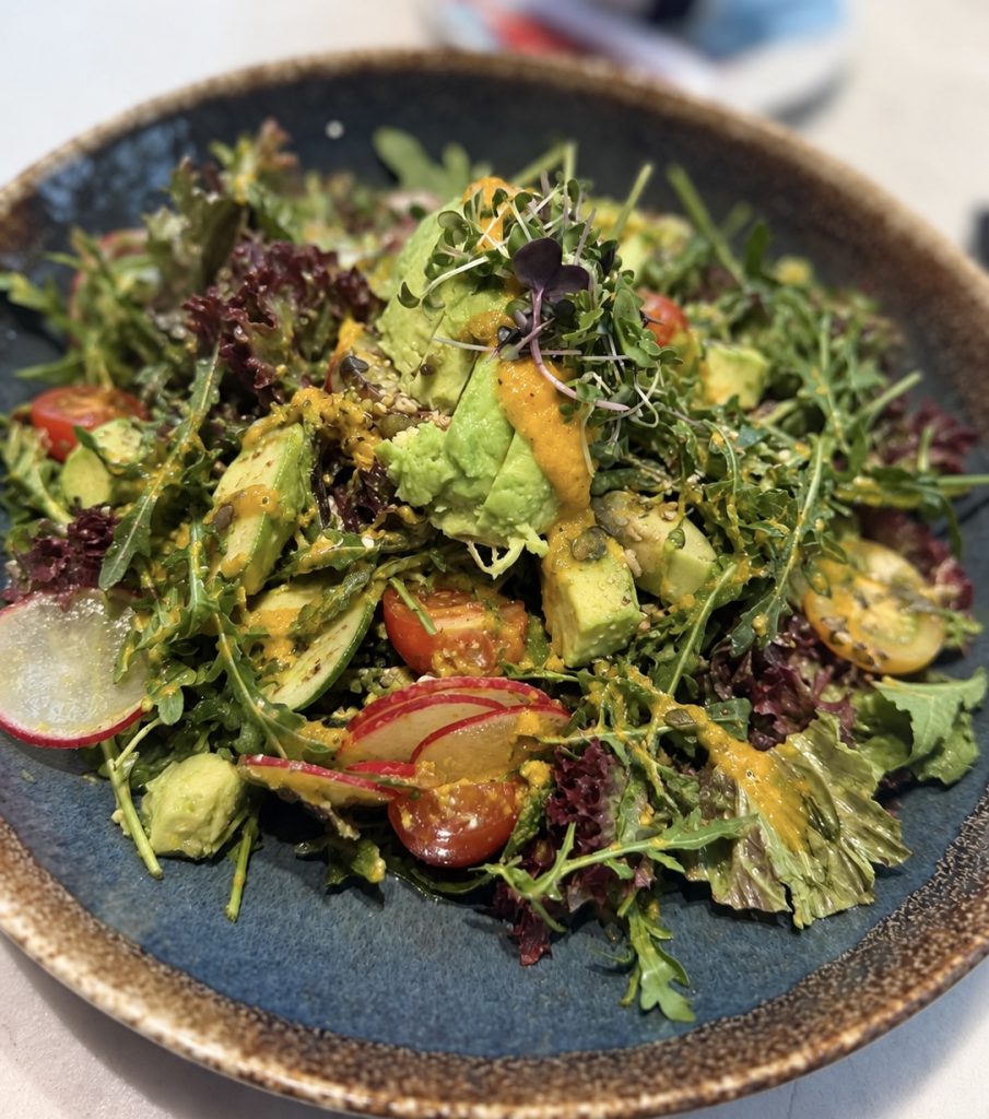 Avocado Salad with Ginger Dressing