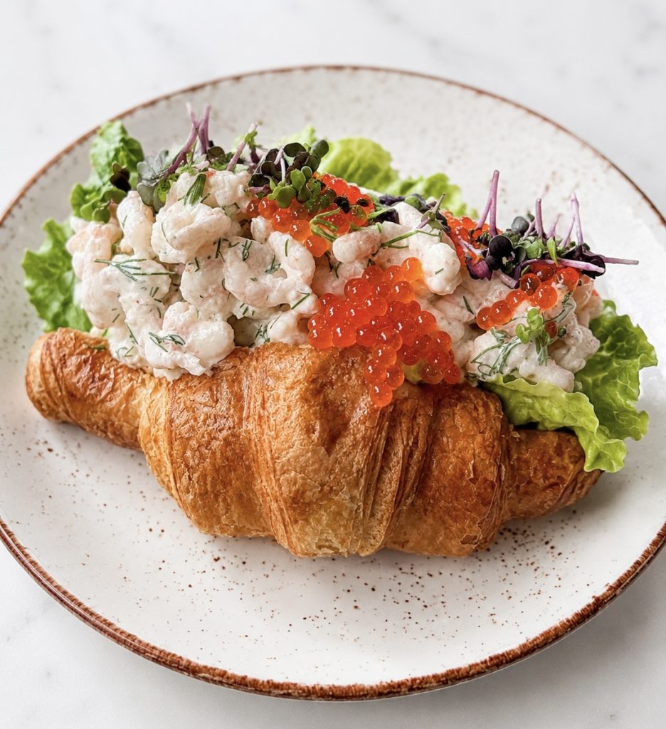 Croissant with Avocado